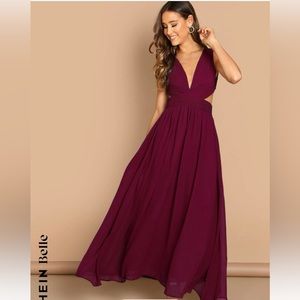 SHEIN burgundy dress. NEW!